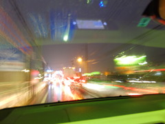 夜のドライブ