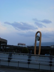 青い夕方