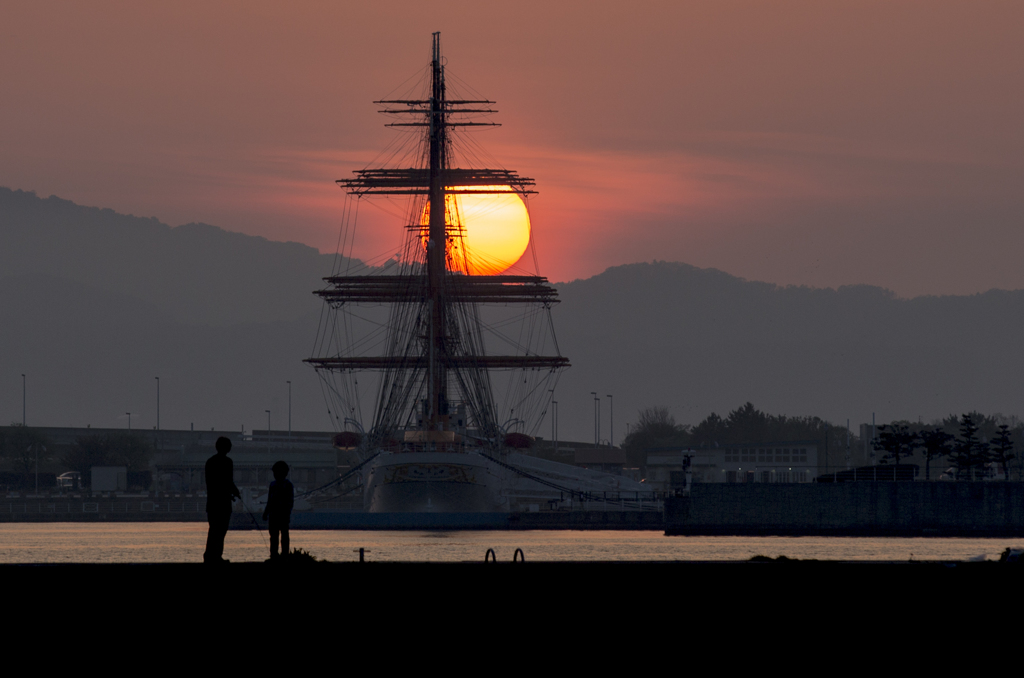 夕方の風景