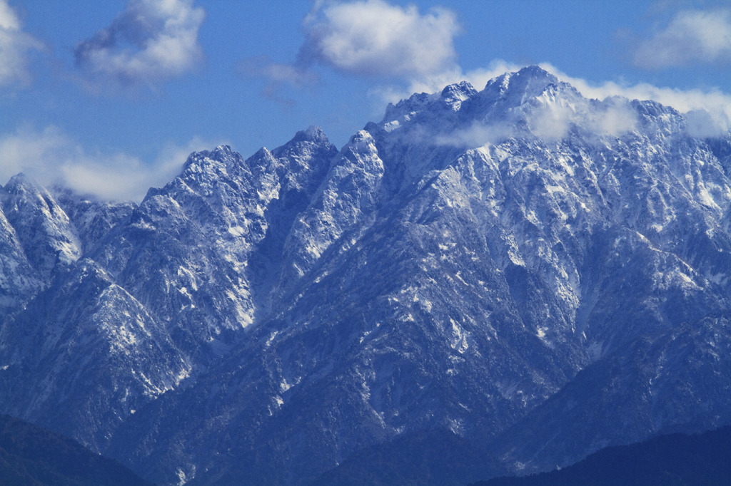 冠雪剣岳