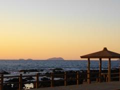 東シナ海の夕日③