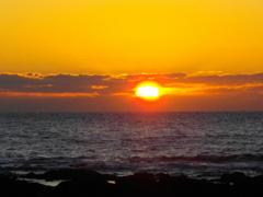 東シナ海の夕日