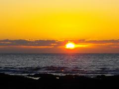 東シナ海の夕日②