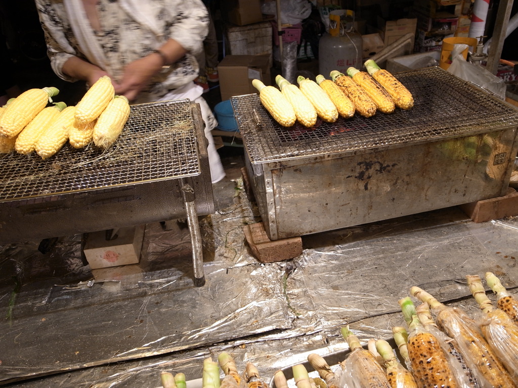 焼きトウモロコシ