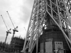 スカイツリーの根元部分