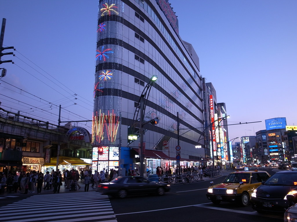 上野アメ横方面