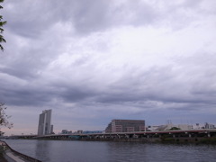 隅田川より向島方面へ