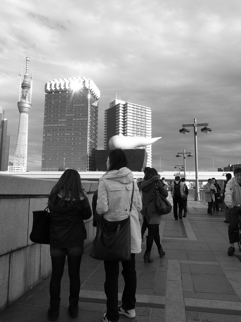 吾妻橋西端より