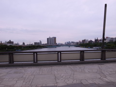 隅田川さくら橋より下流方面へ