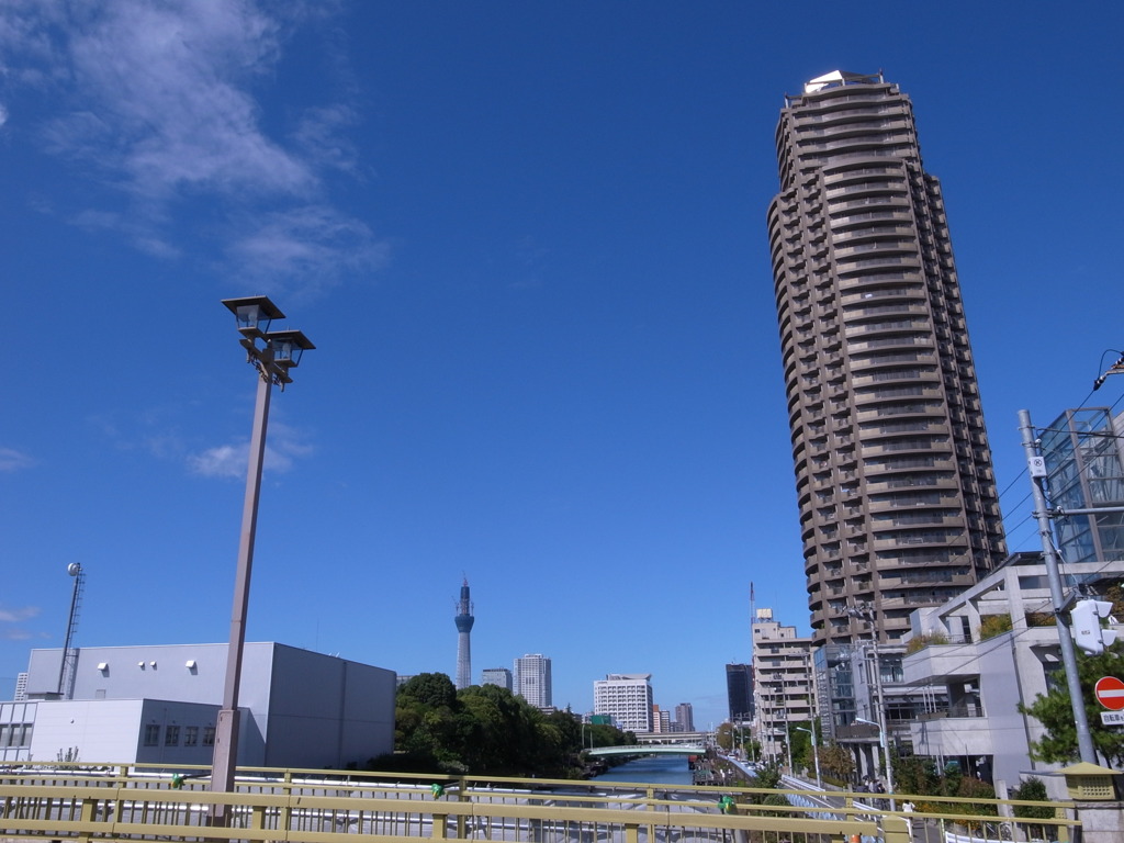 スカイツリーと江東ツインタワー