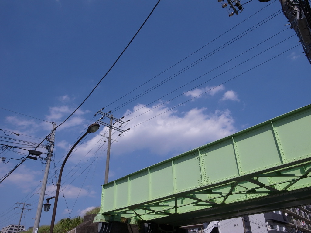 越中島線の陸橋