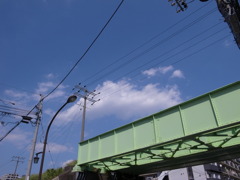 越中島線の陸橋