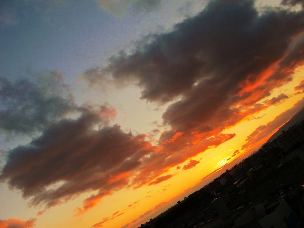 燃える空