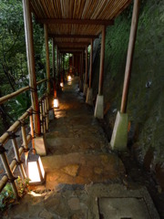 これから温泉へ