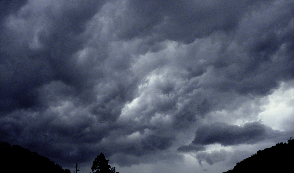 台風の雲