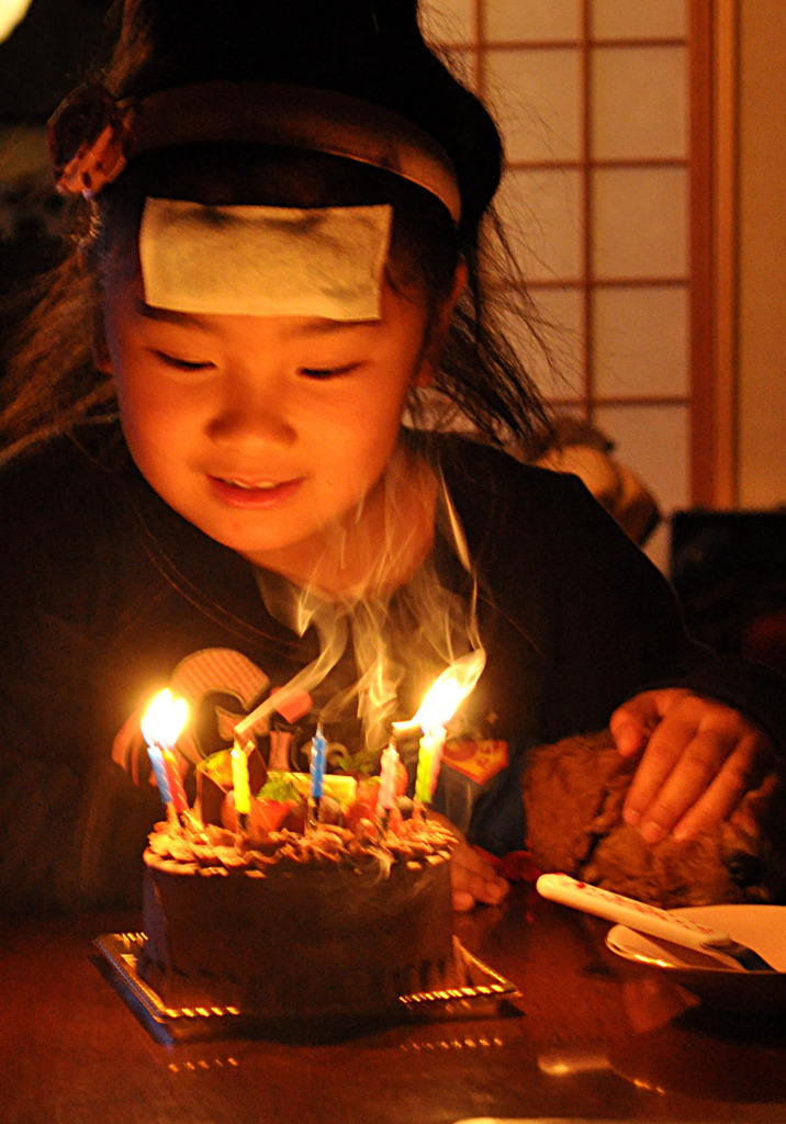 姪、7才!