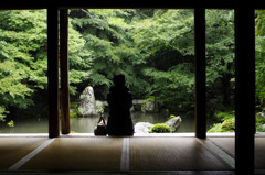 雨の蓮華寺