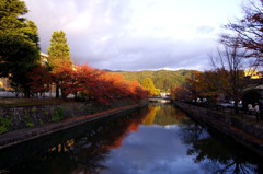 東山を望む