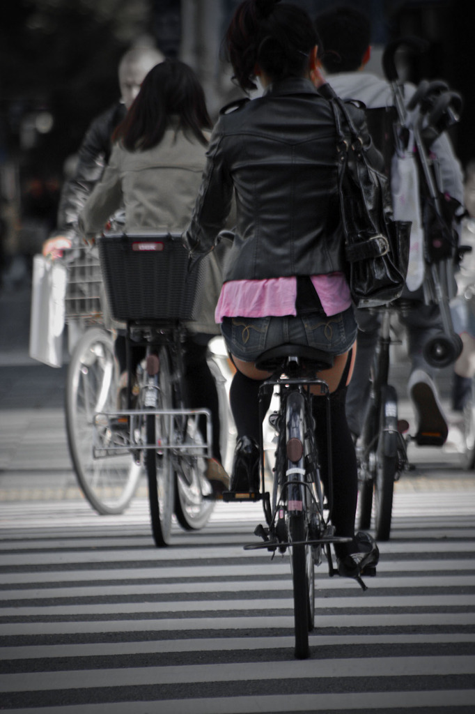 自転車に乗って♪