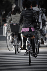 自転車に乗って♪