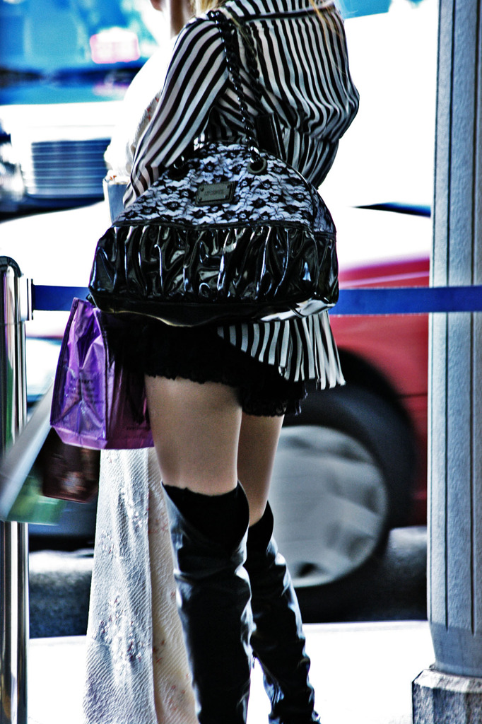 metallic lady