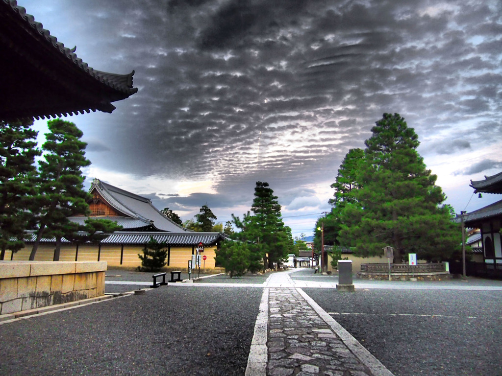 禅寺～秋の夕暮れ