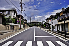 仁和寺への道