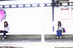 電車が来るまで・・・