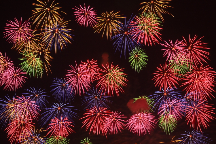 初！花火撮り