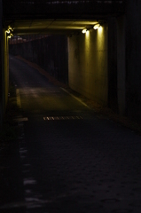 線路下のトンネル