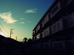 切り取られた空