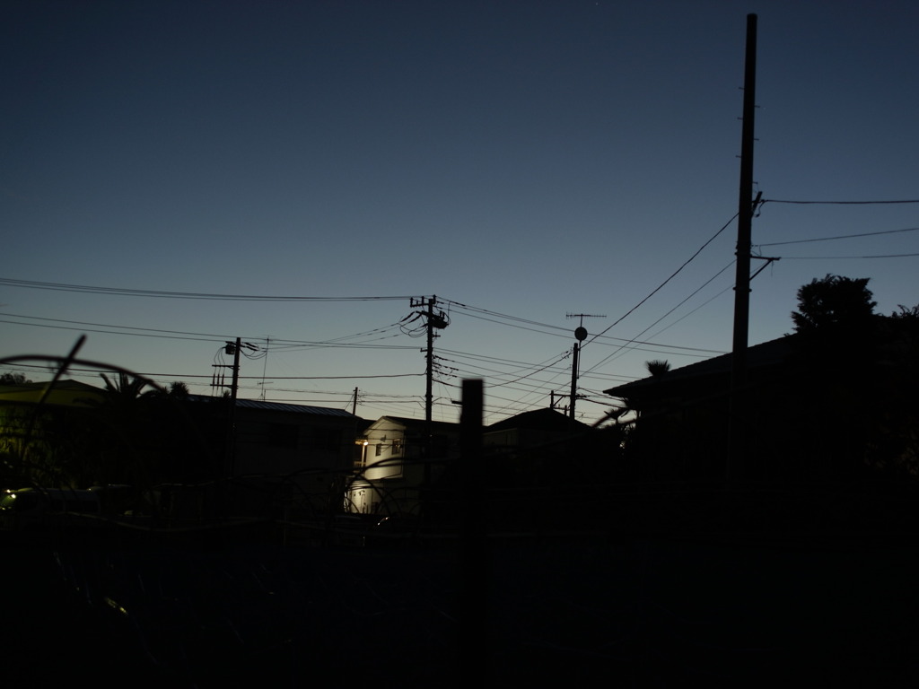 夜空を撮ったその後に