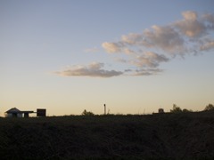 川の雲