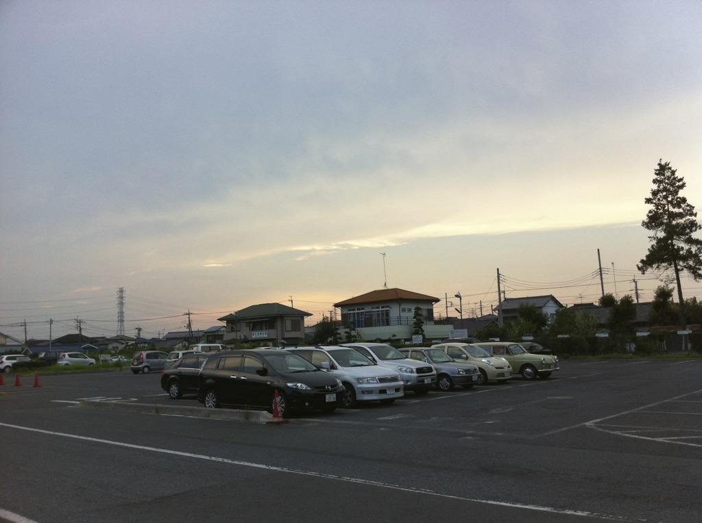 いつもの駐車場