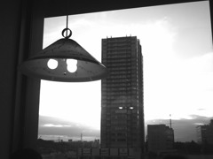 lamp and sky