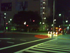 夜中の街