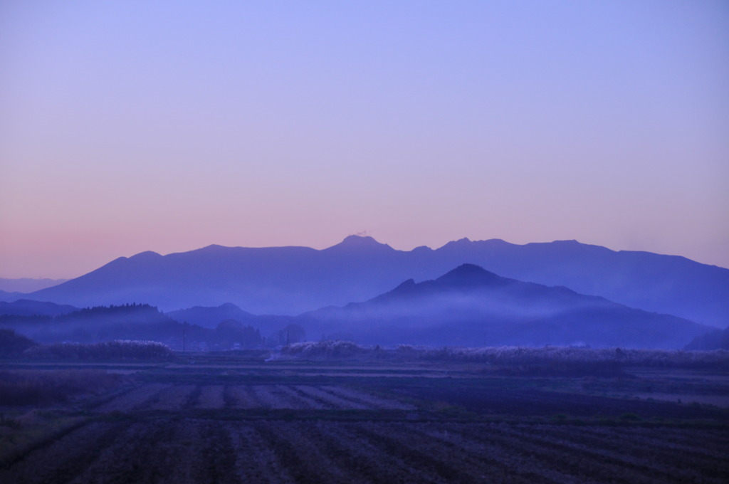 夕霞（福島県白河市）