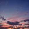 紫の空