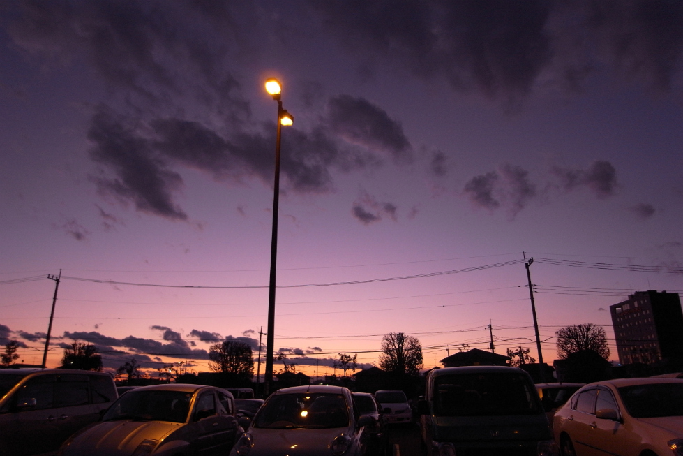 夕日