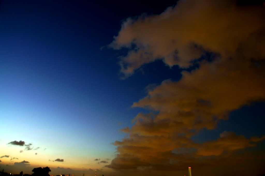 北の空