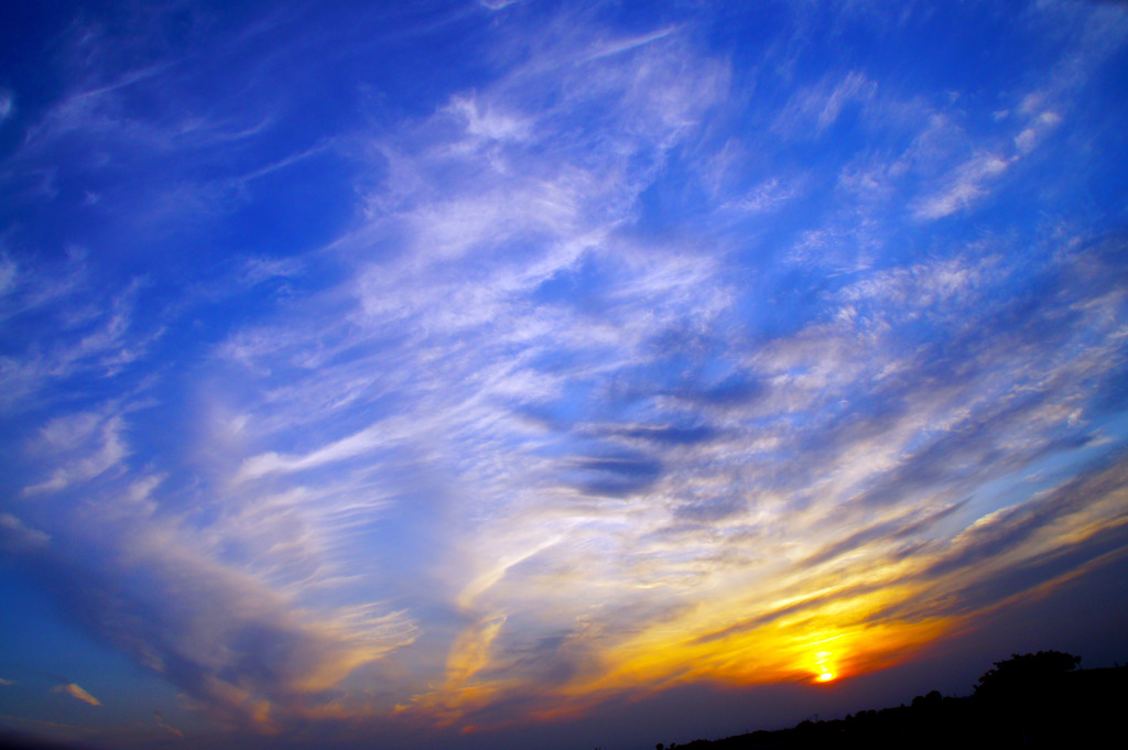 夕暮れ
