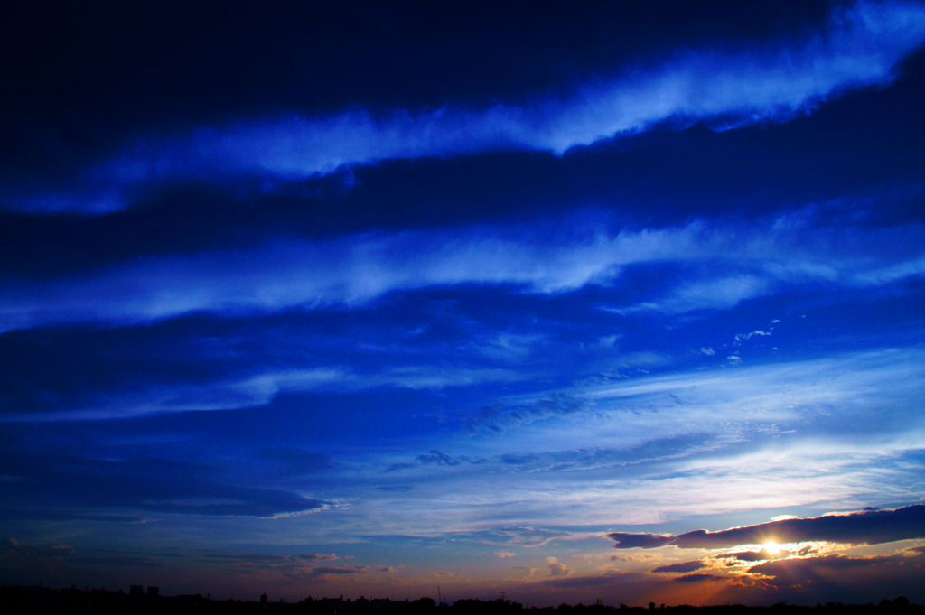 波の様な雲