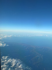 ハワイ上空から