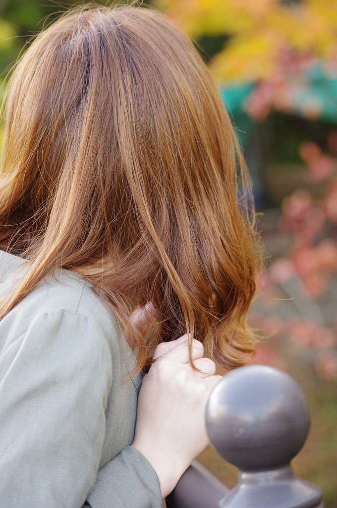 染まりつつある秋