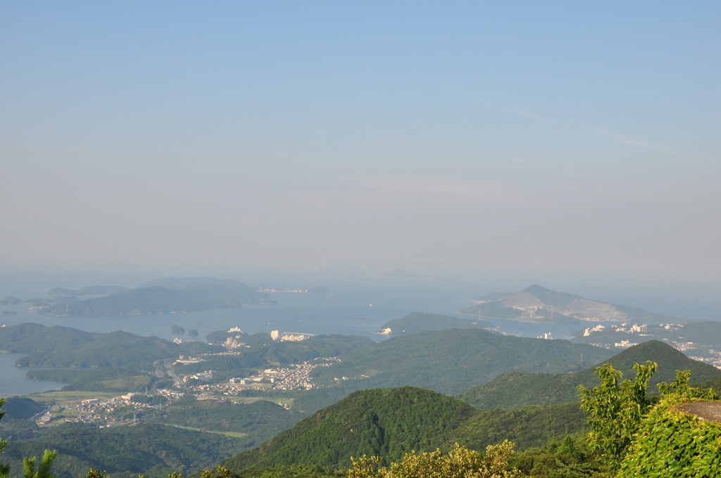 伊勢を一望。