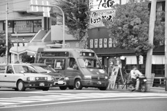 赤バス。