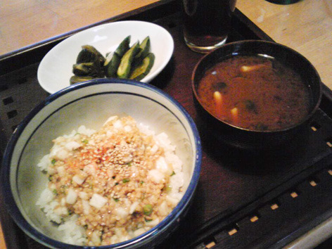 納豆で朝ごはん