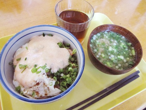 明太マヨかけ目玉焼き丼