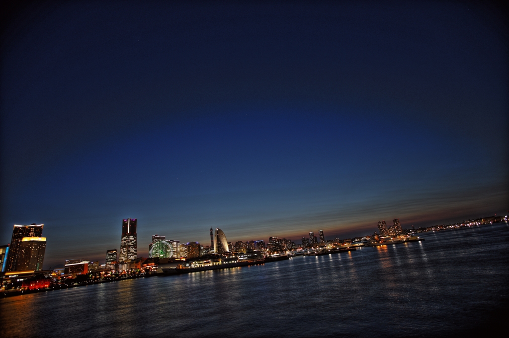 ゴリゴリ加工夜景