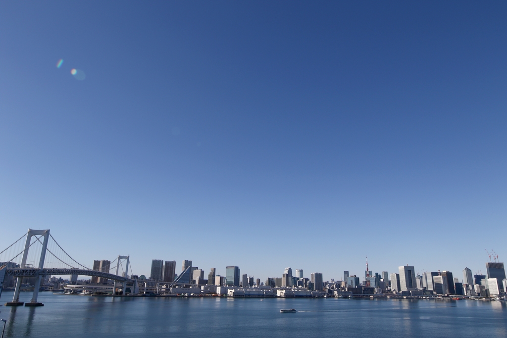 元旦快晴東京湾